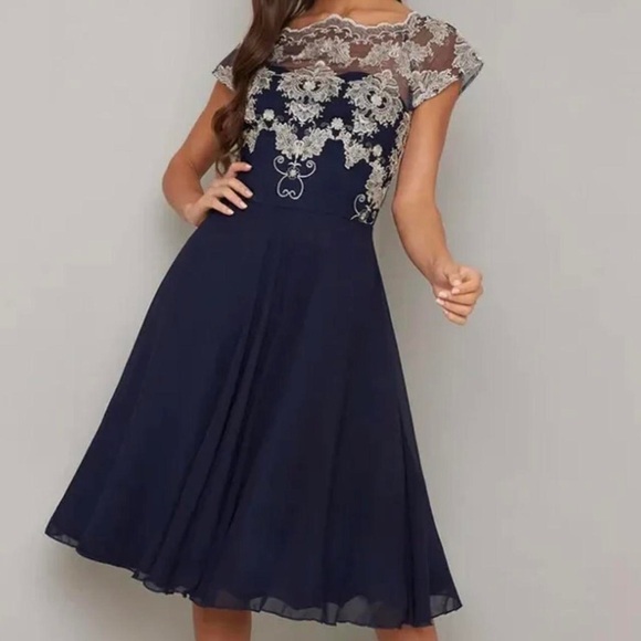 Chi Chi London Dresses & Skirts - Chi Chi London elegant lace dress